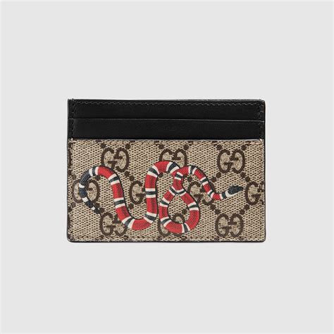 gucci snake card case|card holder money clip Gucci.